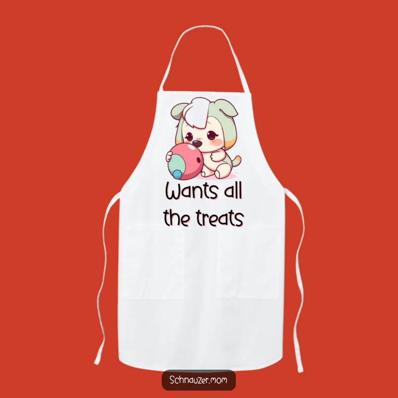 Funny Eager Character Nudge Apron - Humorous Kitchen Essential