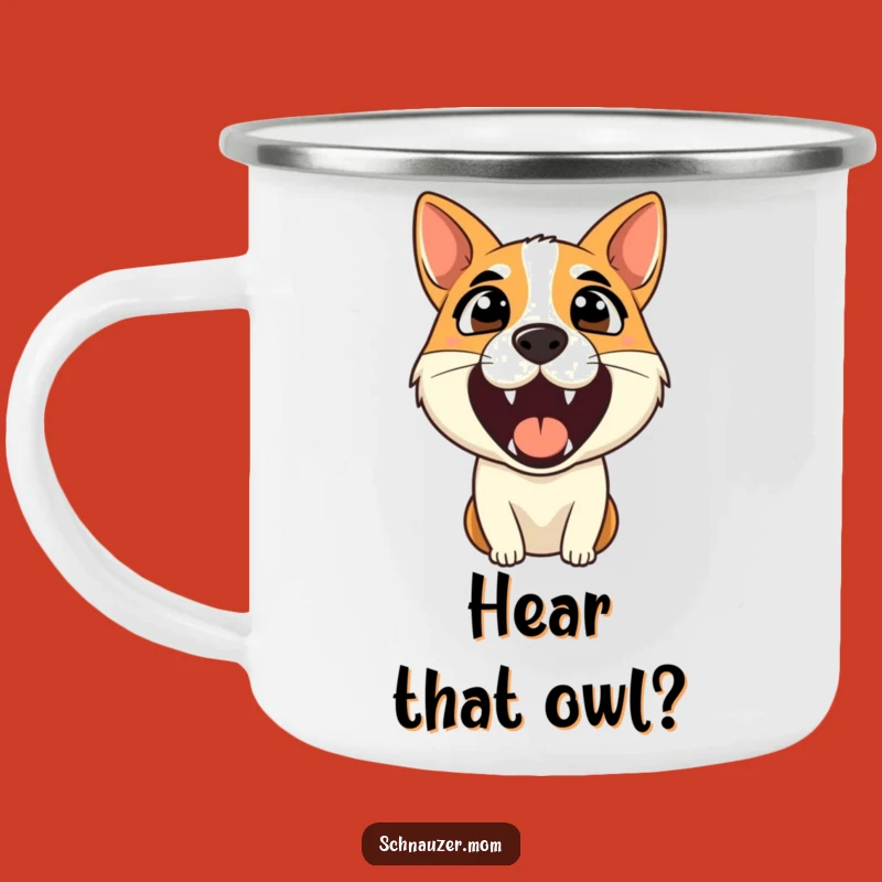 Funny Alert Dog Bark Camping Mug - Durable & Hilarious Outdoor Watch Gift