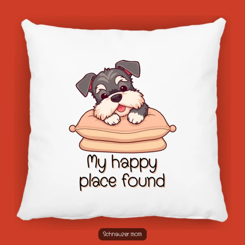 Funny Schnauzer Sigh Pillow: Ultimate Comfort for Cozy Relaxation - Perfect Funny Gift