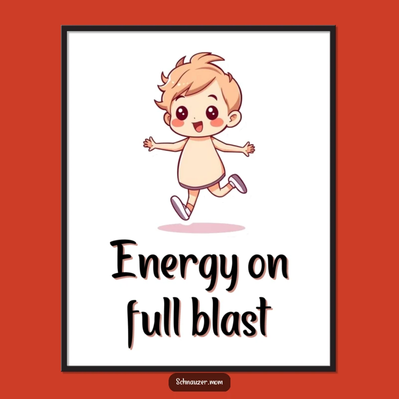 Funny Digital Print: Confident Prancing Character, Perfect Instant Gift