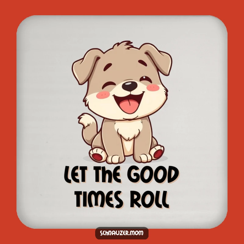 Funny Coaster: Playful Barking Protection, Bar Humorous Gift