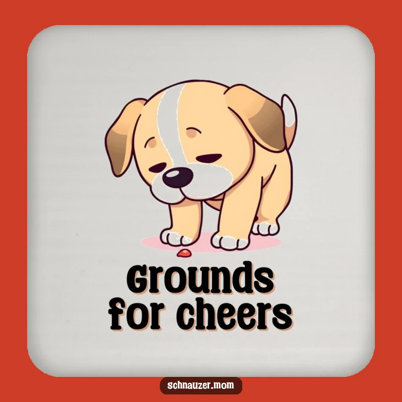 Funny Dog Coasters: Focused Pups for Your Hilarious Drink Protection!