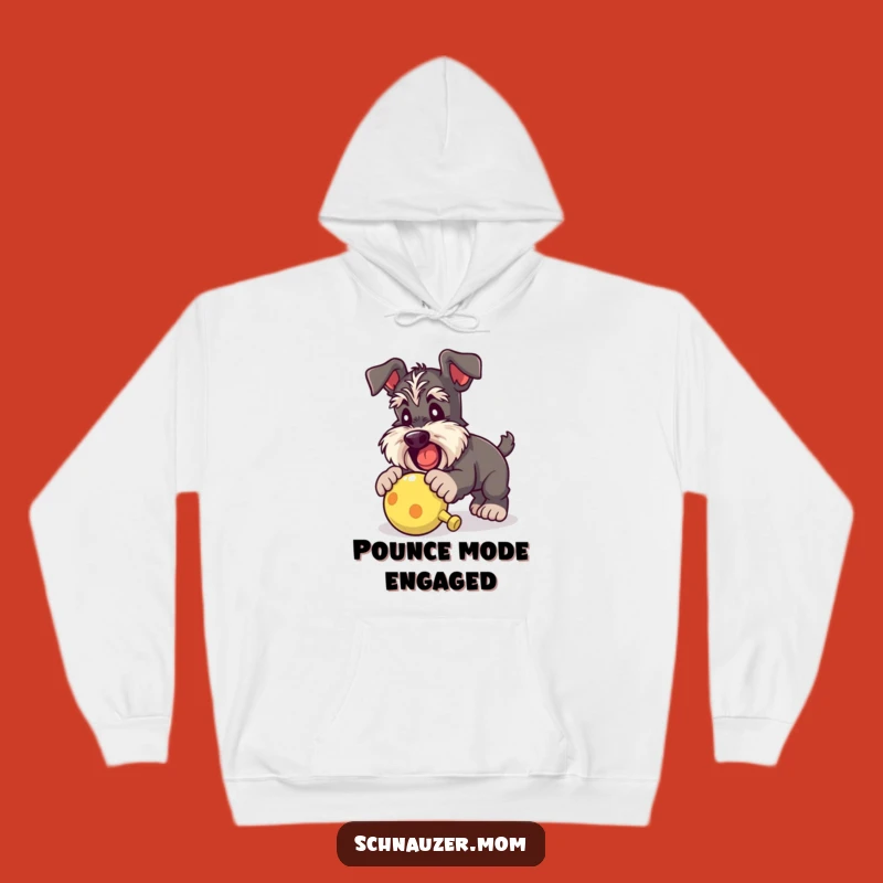 Cozy Funny Schnauzer Lady Toy Hoodie: Warm Playful Canine Gift