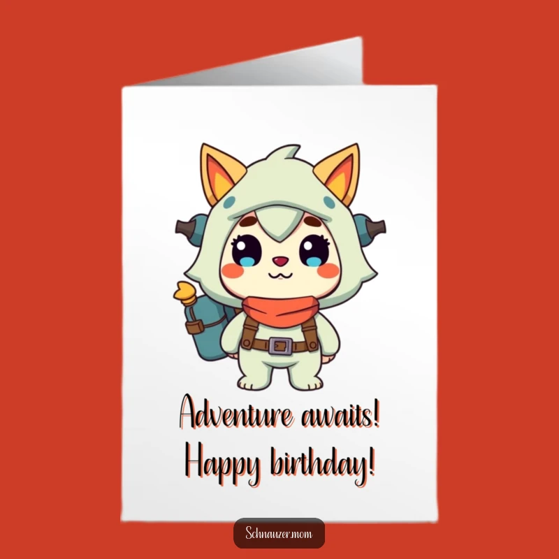 Free Printable Birthday Card: Adventure Pup - Funny Downloadable Gift
