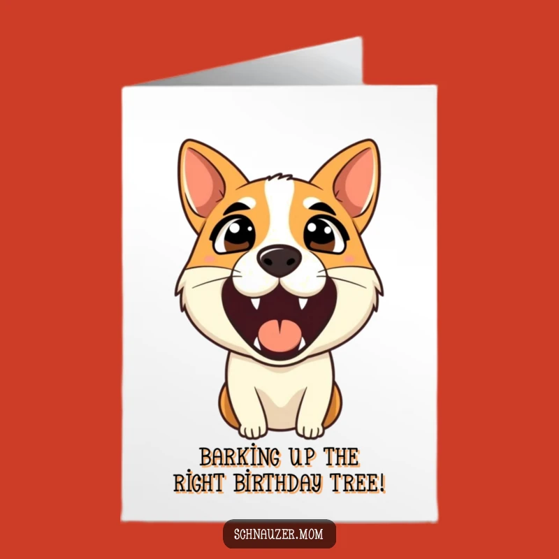 Free Printable Birthday Card: Alert Dog Bark, Humorous Downloadable Greeting for Watchful Friends