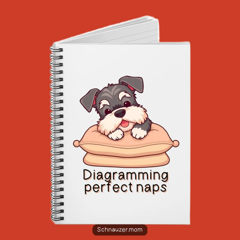 Funny Schnauzer Sigh Notebook: Journal Your Peaceful Thoughts with This Relaxing Dog