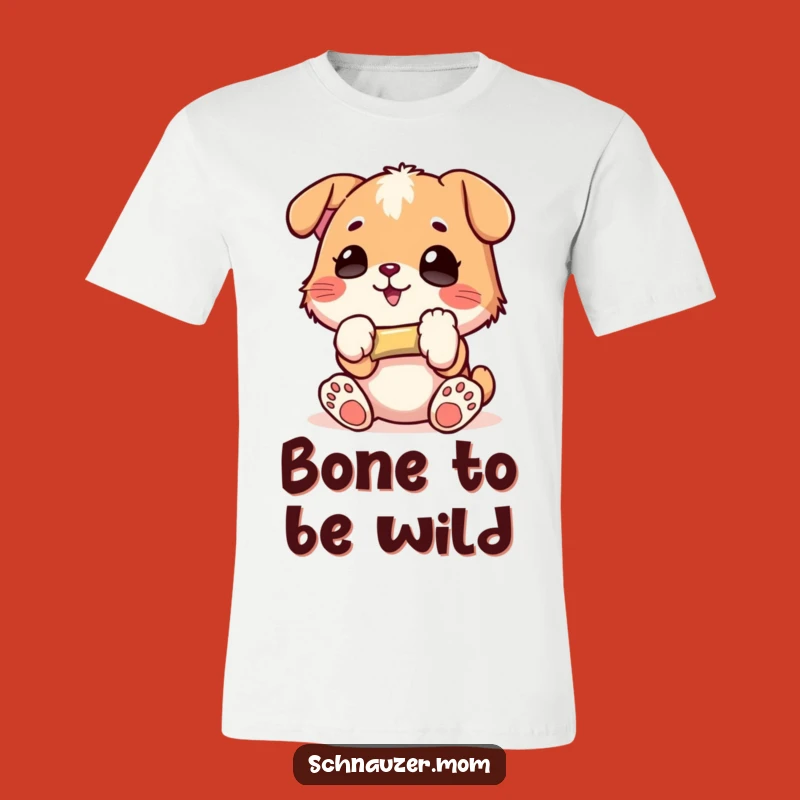 Funny Glee Bone T-Shirt: Character Holding Bone, Perfect Gift Tee