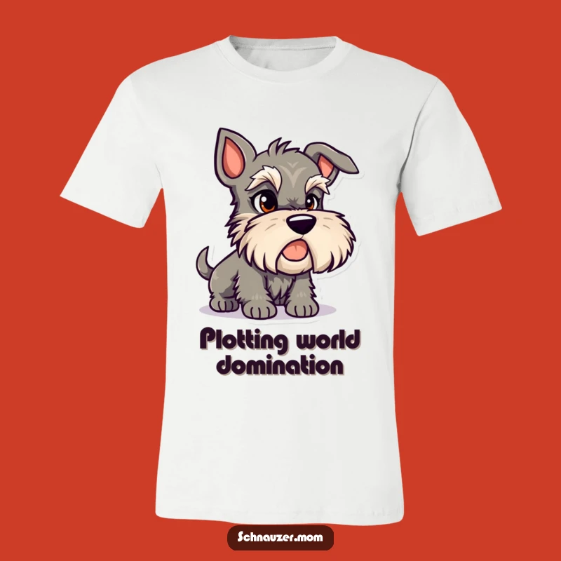 Funny Mischief Maker Schnauzer T-Shirt: A Hilarious Dog Tee!