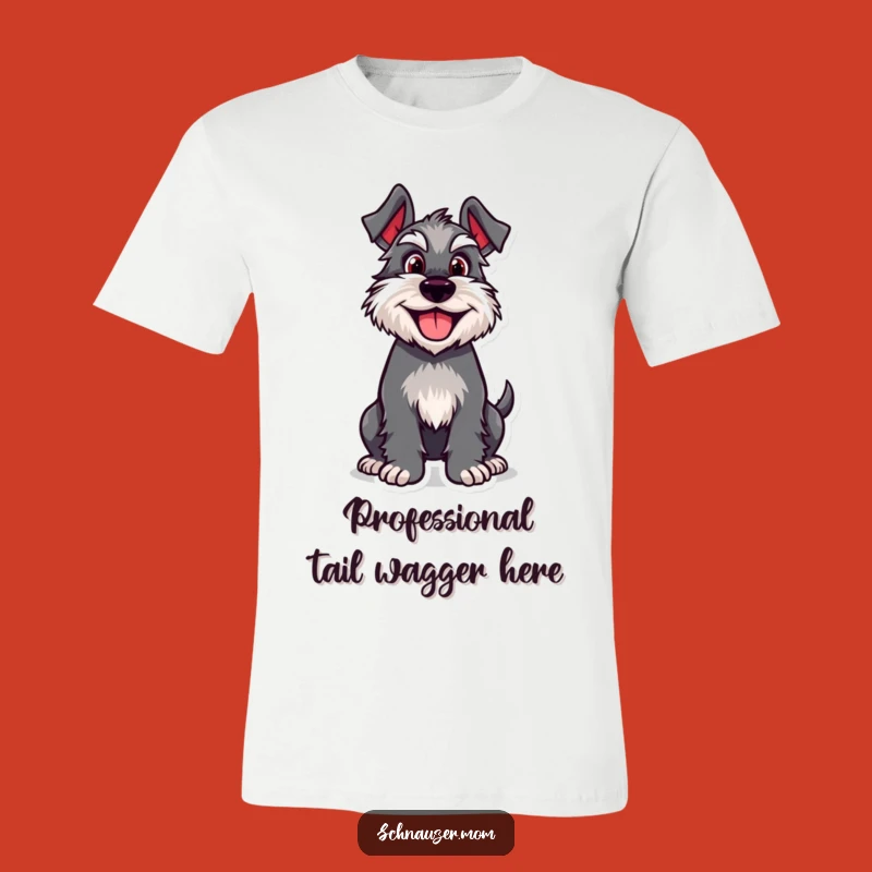 Funny Enthusiastic Schnauzer T-Shirt: A Hilarious Dog Lover Tee!