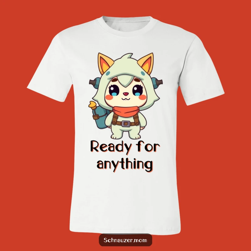 Funny Adventure T-Shirt: Happy Grinning Character, Great Explorer Gift