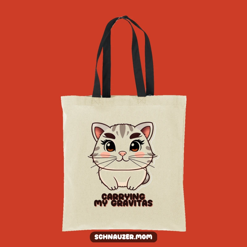 Funny Tote Bag: Distinguished Style with Bushy Eyebrows, Chic Humorous Gift