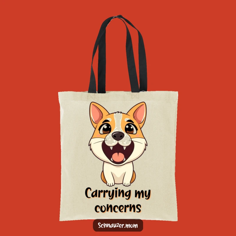 Funny Alert Dog Bark Tote Bag - Durable & Hilarious Watchful Carryall